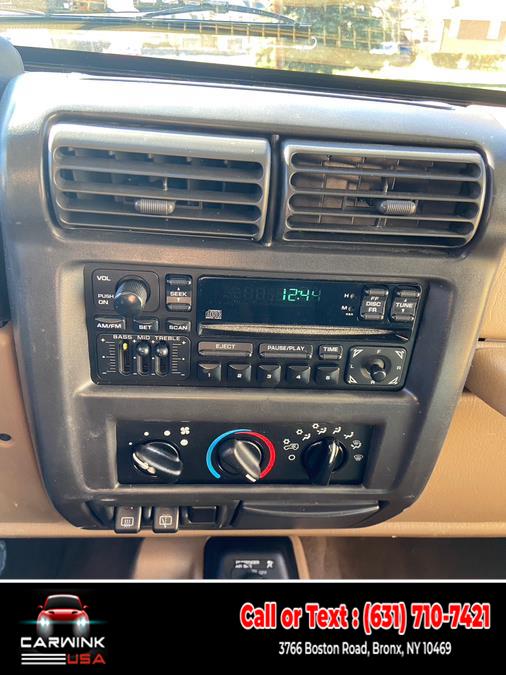 2002 Jeep Wrangler 2dr Sahara, available for sale in Bronx, New York | Carwink USA. Bronx, New York 2002 Jeep Wrangler 2dr Sahara, available for sale in Bronx, New York | Carwink USA. Bronx, New York