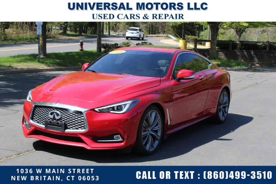 Used 2018 INFINITI Q60 in New Britain, Connecticut | Universal Motors LLC. New Britain, Connecticut