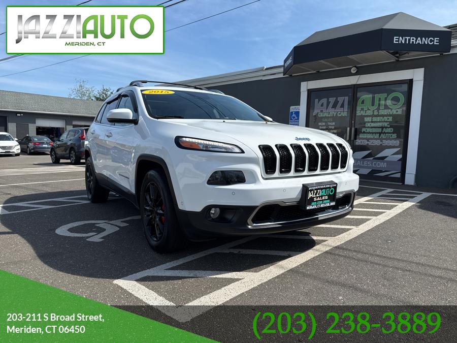 2015 Jeep Cherokee 4WD 4dr Limited, available for sale in Meriden, Connecticut | Jazzi Auto Sales LLC. Meriden, Connecticut 2015 Jeep Cherokee 4WD 4dr Limited, available for sale in Meriden, Connecticut | Jazzi Auto Sales LLC. Meriden, Connecticut