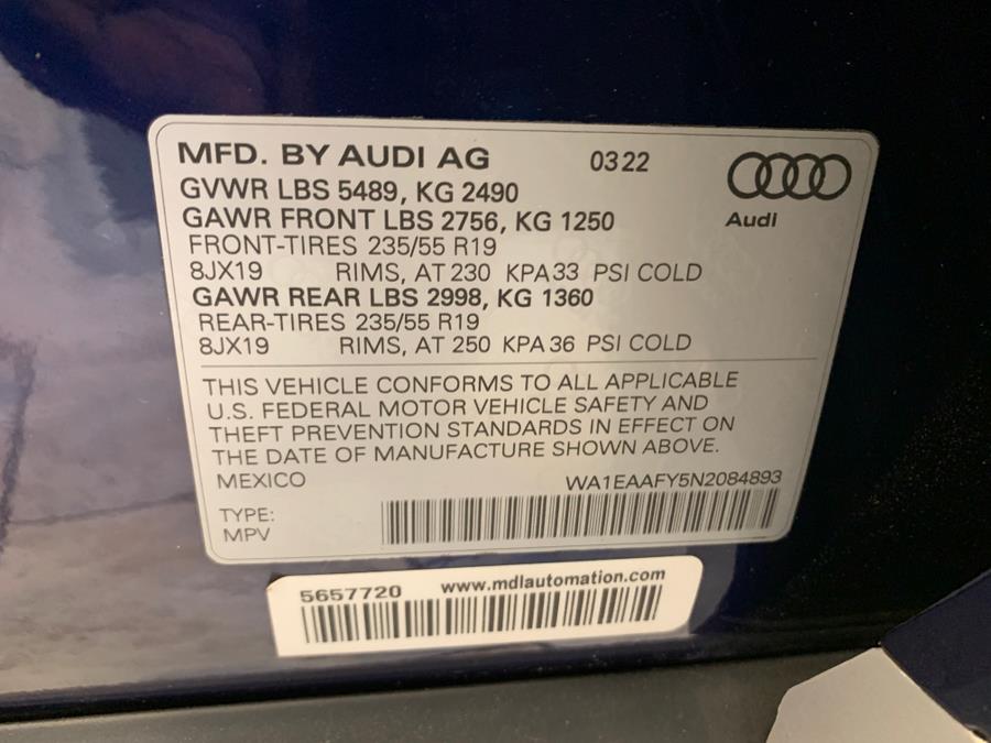 2022 Audi Q5 S line Premium Plus 45 TFSI quattro, available for sale in Lodi, New Jersey | European Auto Expo. Lodi, New Jersey 2022 Audi Q5 S line Premium Plus 45 TFSI quattro, available for sale in Lodi, New Jersey | European Auto Expo. Lodi, New Jersey