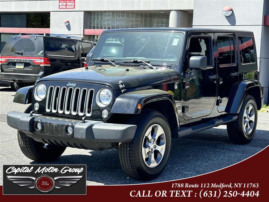 2018 Jeep Wrangler JK Unlimited Sahara 4x4, available for sale in Medford, New York | Capital Motor Group Inc. Medford, New York 2018 Jeep Wrangler JK Unlimited Sahara 4x4, available for sale in Medford, New York | Capital Motor Group Inc. Medford, New York