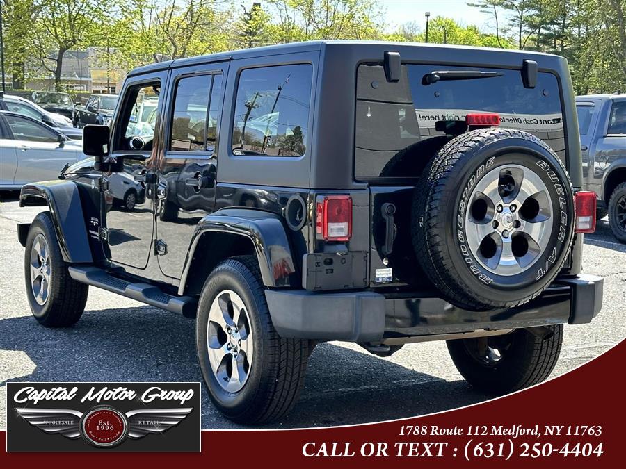 2018 Jeep Wrangler JK Unlimited Sahara 4x4, available for sale in Medford, New York | Capital Motor Group Inc. Medford, New York 2018 Jeep Wrangler JK Unlimited Sahara 4x4, available for sale in Medford, New York | Capital Motor Group Inc. Medford, New York