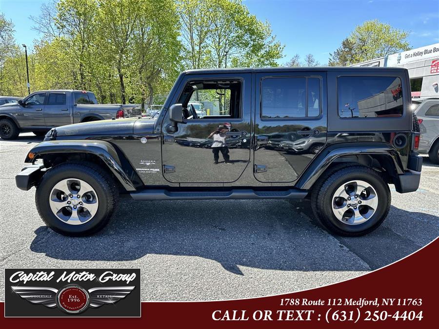 2018 Jeep Wrangler JK Unlimited Sahara 4x4, available for sale in Medford, New York | Capital Motor Group Inc. Medford, New York 2018 Jeep Wrangler JK Unlimited Sahara 4x4, available for sale in Medford, New York | Capital Motor Group Inc. Medford, New York
