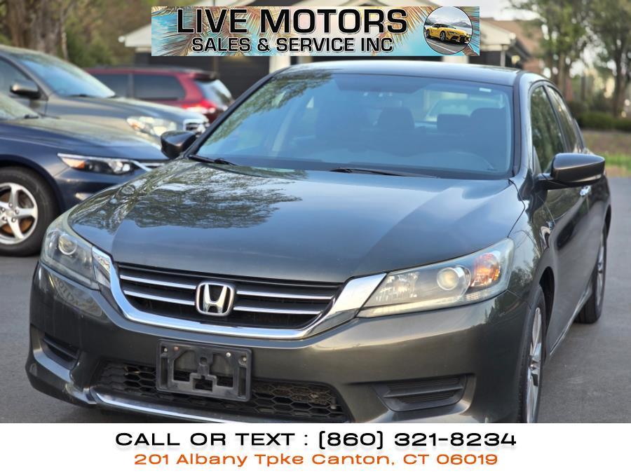 2014 Honda Accord Sedan 4dr I4 CVT LX, available for sale in Canton, Connecticut | Live Motors Sales and Service INC. Canton, Connecticut 2014 Honda Accord Sedan 4dr I4 CVT LX, available for sale in Canton, Connecticut | Live Motors Sales and Service INC. Canton, Connecticut