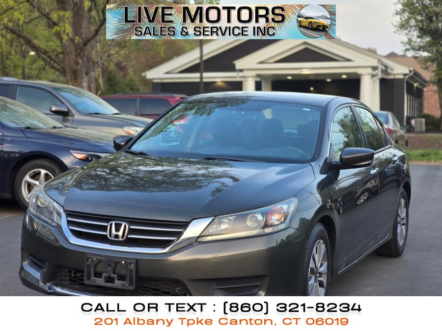 2014 Honda Accord Sedan 4dr I4 CVT LX, available for sale in Canton, Connecticut | Live Motors Sales and Service INC. Canton, Connecticut 2014 Honda Accord Sedan 4dr I4 CVT LX, available for sale in Canton, Connecticut | Live Motors Sales and Service INC. Canton, Connecticut