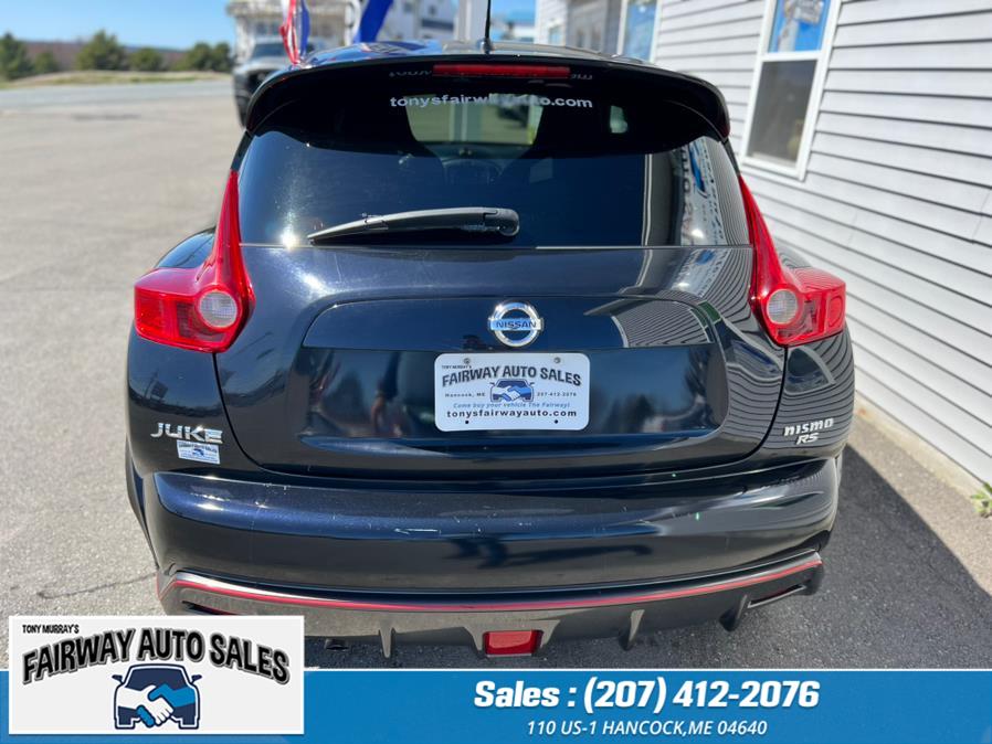 2014 Nissan JUKE 5dr Wgn CVT NISMO RS AWD, available for sale in Hancock, Maine | Fairway Auto Sales. Hancock, Maine 2014 Nissan JUKE 5dr Wgn CVT NISMO RS AWD, available for sale in Hancock, Maine | Fairway Auto Sales. Hancock, Maine