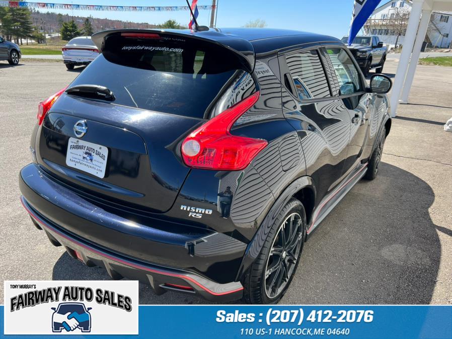 2014 Nissan JUKE 5dr Wgn CVT NISMO RS AWD, available for sale in Hancock, Maine | Fairway Auto Sales. Hancock, Maine 2014 Nissan JUKE 5dr Wgn CVT NISMO RS AWD, available for sale in Hancock, Maine | Fairway Auto Sales. Hancock, Maine
