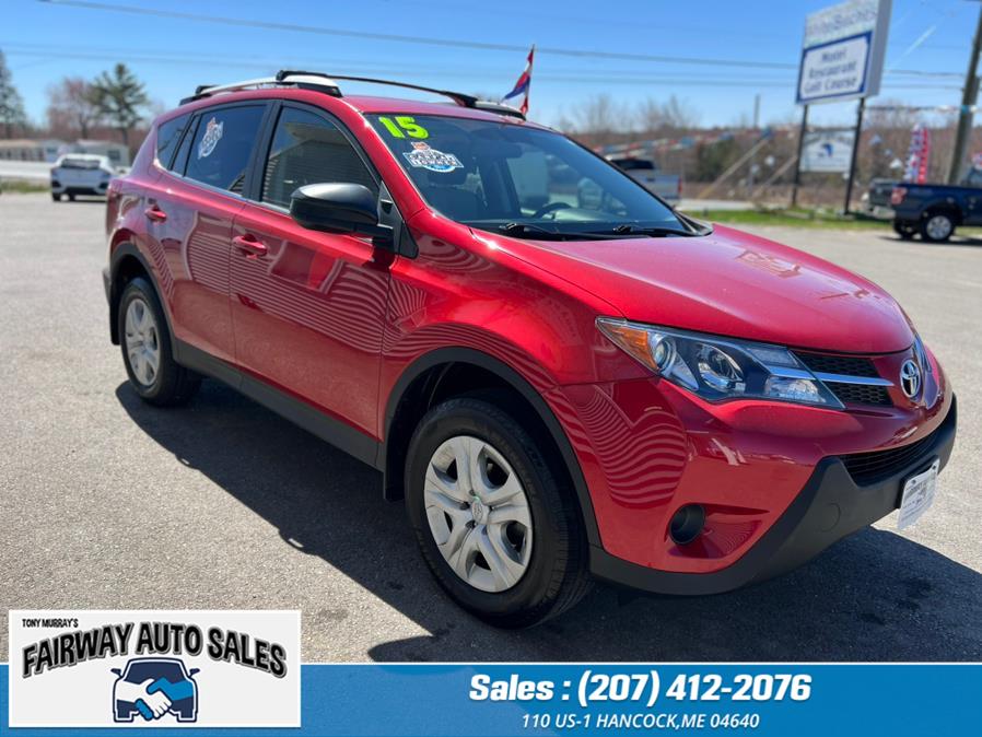 2015 Toyota RAV4 AWD 4dr LE (Natl), available for sale in Hancock, Maine | Fairway Auto Sales. Hancock, Maine 2015 Toyota RAV4 AWD 4dr LE (Natl), available for sale in Hancock, Maine | Fairway Auto Sales. Hancock, Maine