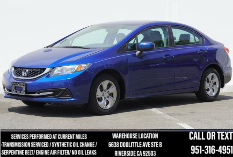 2015 Honda Civic Sedan LX 4dr, available for sale in Riverside, California | Big Timin Motors LLC. Riverside, California 2015 Honda Civic Sedan LX 4dr, available for sale in Riverside, California | Big Timin Motors LLC. Riverside, California