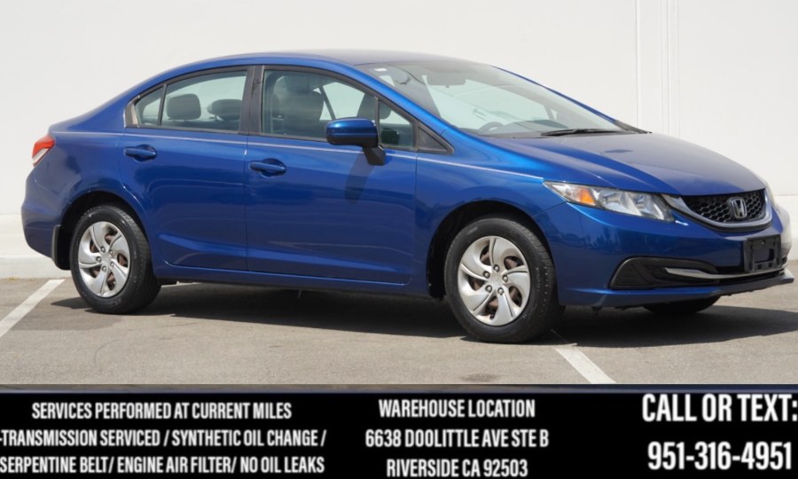 2015 Honda Civic Sedan LX 4dr, available for sale in Riverside, California | Big Timin Motors LLC. Riverside, California 2015 Honda Civic Sedan LX 4dr, available for sale in Riverside, California | Big Timin Motors LLC. Riverside, California