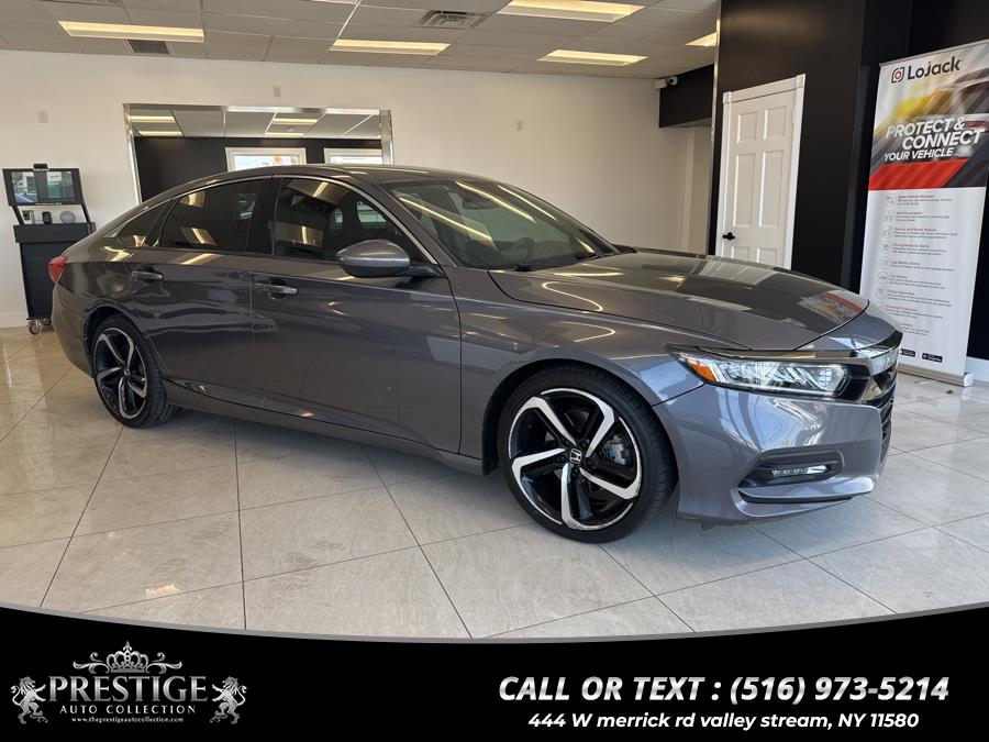 2018 Honda Accord Sedan Sport 1.5T CVT, available for sale in Valley Stream, New York | Prestige Auto Collection. Valley Stream, New York 2018 Honda Accord Sedan Sport 1.5T CVT, available for sale in Valley Stream, New York | Prestige Auto Collection. Valley Stream, New York
