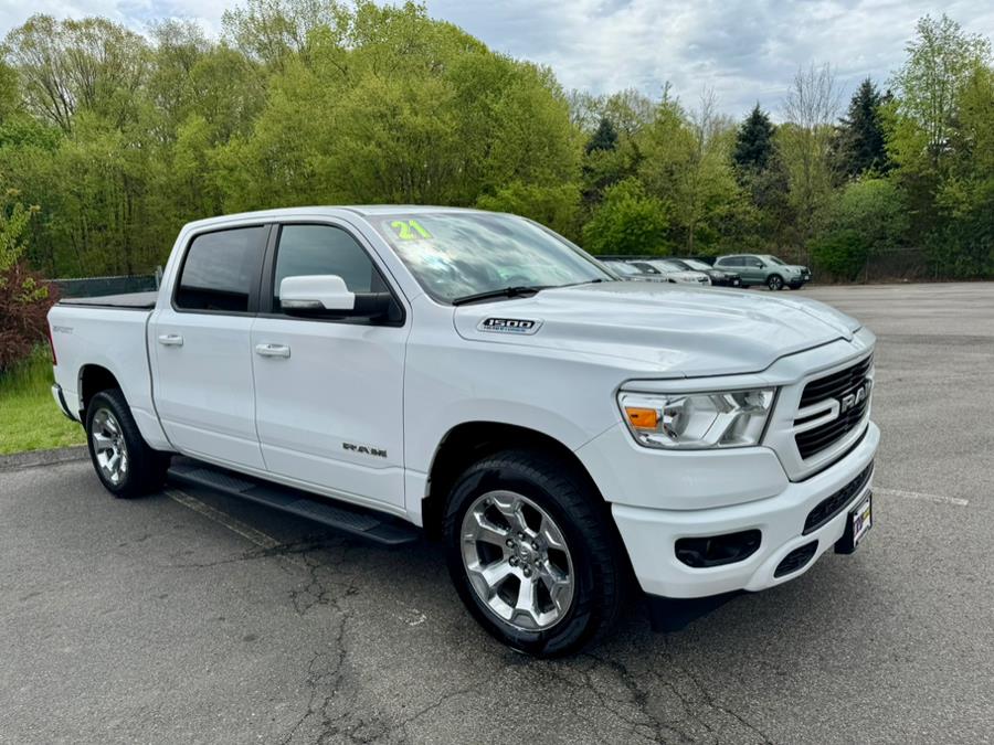 2021 Ram 1500 Big Horn 4x4 Crew Cab 5''7" Box, available for sale in Berlin, Connecticut | Tru Auto Mall. Berlin, Connecticut 2021 Ram 1500 Big Horn 4x4 Crew Cab 5''7" Box, available for sale in Berlin, Connecticut | Tru Auto Mall. Berlin, Connecticut
