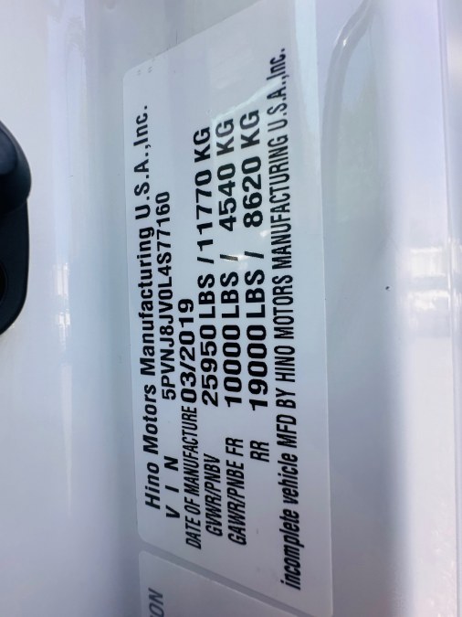 2020 HINO 268A 26FT BOX TRUCK + LIFT GATE + NO CDL, available for sale in South Amboy, New Jersey | NJ Truck Spot. South Amboy, New Jersey 2020 HINO 268A 26FT BOX TRUCK + LIFT GATE + NO CDL, available for sale in South Amboy, New Jersey | NJ Truck Spot. South Amboy, New Jersey