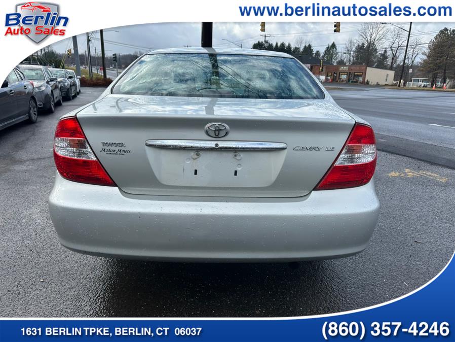 2002 Toyota Camry 4dr Sdn XLE Auto (Natl), available for sale in Berlin, Connecticut | Berlin Auto Sales LLC. Berlin, Connecticut 2002 Toyota Camry 4dr Sdn XLE Auto (Natl), available for sale in Berlin, Connecticut | Berlin Auto Sales LLC. Berlin, Connecticut
