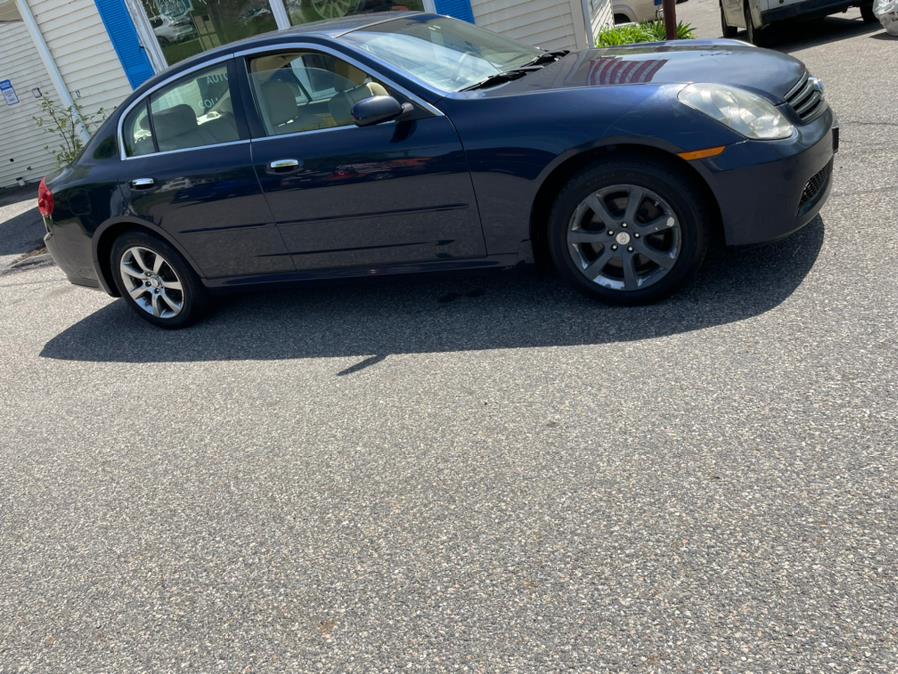 2006 Infiniti G35 Sedan G35x 4dr Sdn AWD Auto, available for sale in New Milford, Connecticut | Faustos Auto Body and Repairs LLC. New Milford, Connecticut 2006 Infiniti G35 Sedan G35x 4dr Sdn AWD Auto, available for sale in New Milford, Connecticut | Faustos Auto Body and Repairs LLC. New Milford, Connecticut