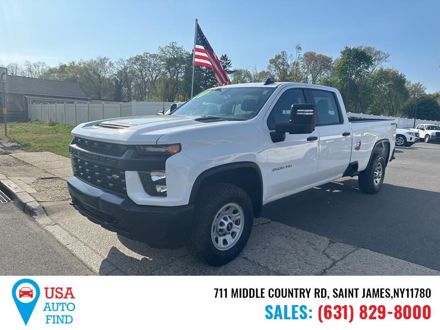 2020 Chevrolet Silverado 3500HD 4WD Crew Cab 172" Work Truck, available for sale in Saint James, New York | USA Auto Find. Saint James, New York 2020 Chevrolet Silverado 3500HD 4WD Crew Cab 172" Work Truck, available for sale in Saint James, New York | USA Auto Find. Saint James, New York