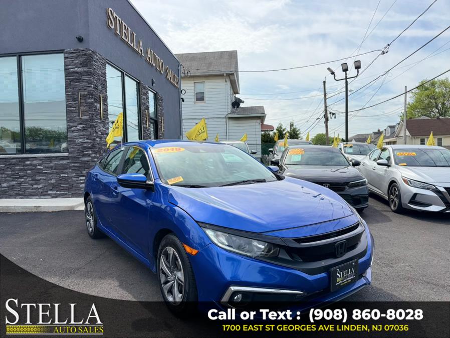 2019 Honda Civic Sedan LX CVT, available for sale in Linden, New Jersey | Stella Auto Sales. Linden, New Jersey 2019 Honda Civic Sedan LX CVT, available for sale in Linden, New Jersey | Stella Auto Sales. Linden, New Jersey