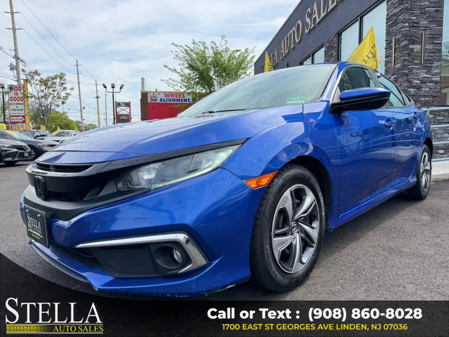 2019 Honda Civic Sedan LX CVT, available for sale in Linden, New Jersey | Stella Auto Sales. Linden, New Jersey 2019 Honda Civic Sedan LX CVT, available for sale in Linden, New Jersey | Stella Auto Sales. Linden, New Jersey