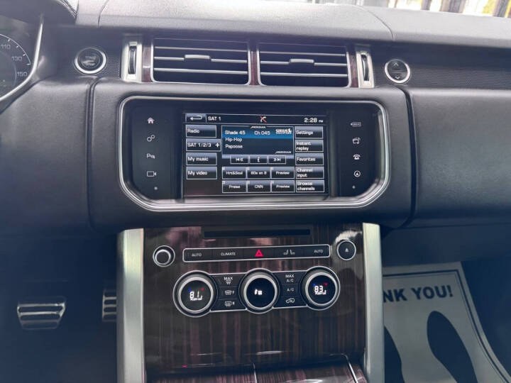 2016 Land Rover Range Rover 4WD 4dr Supercharged, available for sale in Jersey City, New Jersey | Luxe Auto Galleria. Jersey City, New Jersey 2016 Land Rover Range Rover 4WD 4dr Supercharged, available for sale in Jersey City, New Jersey | Luxe Auto Galleria. Jersey City, New Jersey