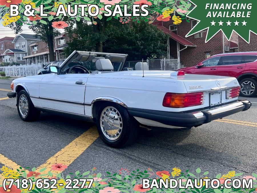 1986 Mercedes-Benz 560SL 2dr Roadster, available for sale in Bronx, New York | B & L Auto Sales LLC. Bronx, New York 1986 Mercedes-Benz 560SL 2dr Roadster, available for sale in Bronx, New York | B & L Auto Sales LLC. Bronx, New York