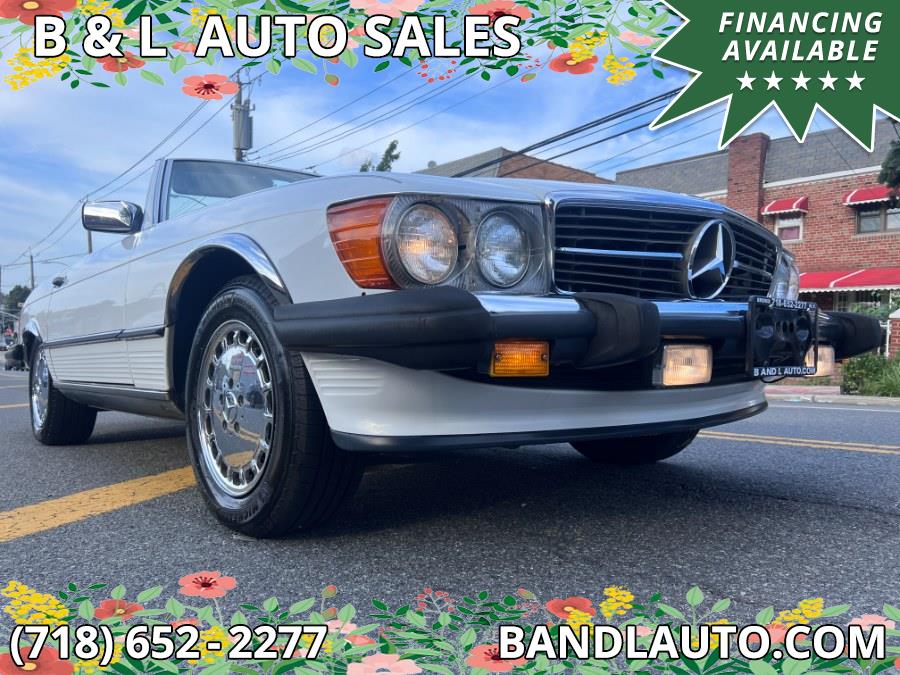 1986 Mercedes-Benz 560SL 2dr Roadster, available for sale in Bronx, New York | B & L Auto Sales LLC. Bronx, New York 1986 Mercedes-Benz 560SL 2dr Roadster, available for sale in Bronx, New York | B & L Auto Sales LLC. Bronx, New York