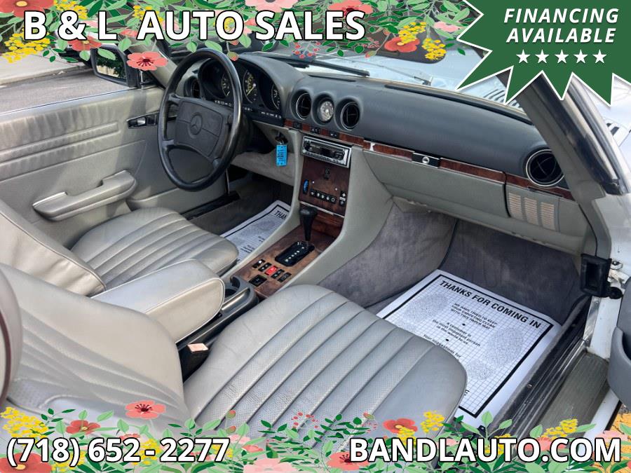 1986 Mercedes-Benz 560SL 2dr Roadster, available for sale in Bronx, New York | B & L Auto Sales LLC. Bronx, New York 1986 Mercedes-Benz 560SL 2dr Roadster, available for sale in Bronx, New York | B & L Auto Sales LLC. Bronx, New York