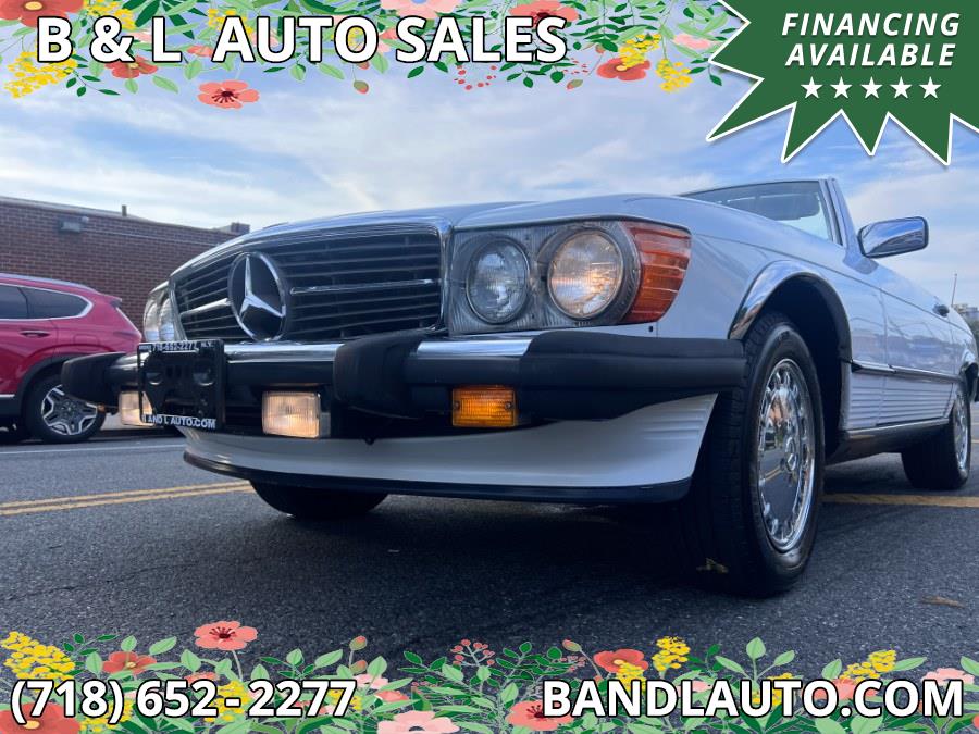 1986 Mercedes-Benz 560SL 2dr Roadster, available for sale in Bronx, New York | B & L Auto Sales LLC. Bronx, New York 1986 Mercedes-Benz 560SL 2dr Roadster, available for sale in Bronx, New York | B & L Auto Sales LLC. Bronx, New York