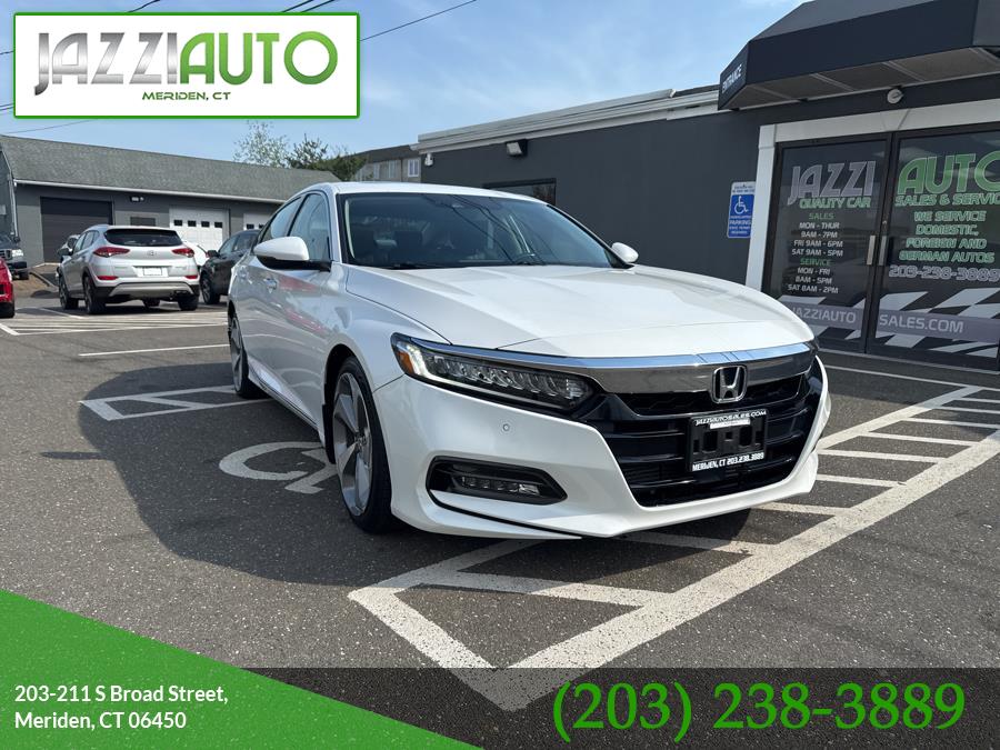 2018 Honda Accord Sedan Touring 1.5T CVT, available for sale in Meriden, Connecticut | Jazzi Auto Sales LLC. Meriden, Connecticut 2018 Honda Accord Sedan Touring 1.5T CVT, available for sale in Meriden, Connecticut | Jazzi Auto Sales LLC. Meriden, Connecticut