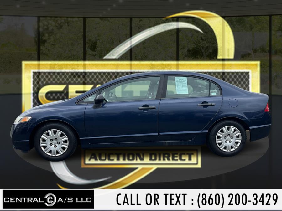 2009 Honda Civic Sdn 4dr Man DX, available for sale in East Windsor, Connecticut | Central A/S LLC. East Windsor, Connecticut 2009 Honda Civic Sdn 4dr Man DX, available for sale in East Windsor, Connecticut | Central A/S LLC. East Windsor, Connecticut
