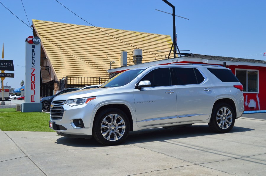 2018 Chevrolet Traverse FWD 4dr Premier w/1LZ, available for sale in Moreno Valley, California | Fusion Motors Inc. Moreno Valley, California 2018 Chevrolet Traverse FWD 4dr Premier w/1LZ, available for sale in Moreno Valley, California | Fusion Motors Inc. Moreno Valley, California