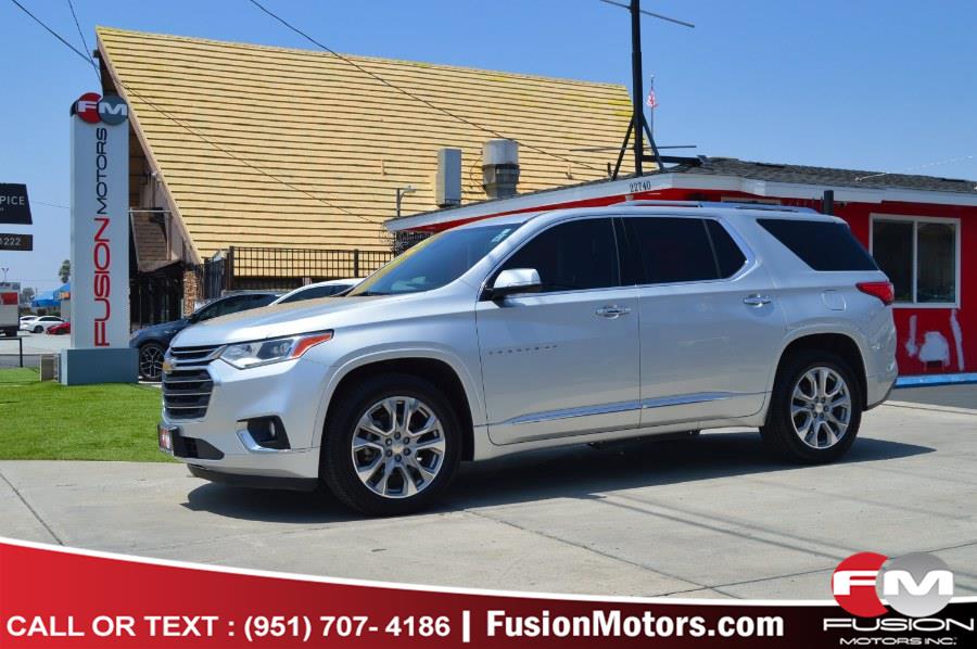 2018 Chevrolet Traverse FWD 4dr Premier w/1LZ, available for sale in Moreno Valley, California | Fusion Motors Inc. Moreno Valley, California 2018 Chevrolet Traverse FWD 4dr Premier w/1LZ, available for sale in Moreno Valley, California | Fusion Motors Inc. Moreno Valley, California