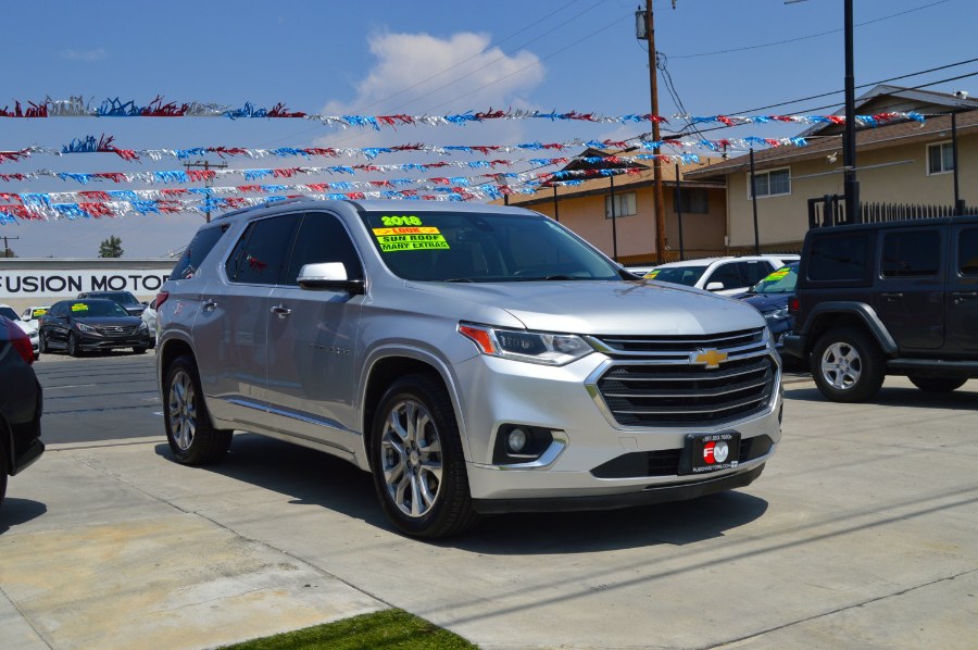 2018 Chevrolet Traverse FWD 4dr Premier w/1LZ, available for sale in Moreno Valley, California | Fusion Motors Inc. Moreno Valley, California 2018 Chevrolet Traverse FWD 4dr Premier w/1LZ, available for sale in Moreno Valley, California | Fusion Motors Inc. Moreno Valley, California