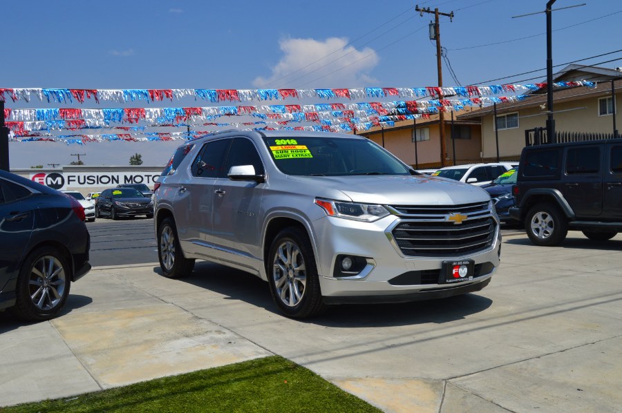 2018 Chevrolet Traverse FWD 4dr Premier w/1LZ, available for sale in Moreno Valley, California | Fusion Motors Inc. Moreno Valley, California 2018 Chevrolet Traverse FWD 4dr Premier w/1LZ, available for sale in Moreno Valley, California | Fusion Motors Inc. Moreno Valley, California