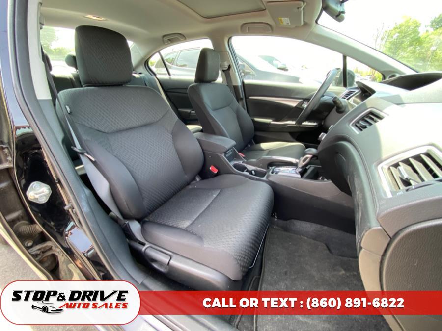 2015 Honda Civic Sedan 4dr CVT EX, available for sale in East Windsor, Connecticut | Stop & Drive Auto Sales. East Windsor, Connecticut 2015 Honda Civic Sedan 4dr CVT EX, available for sale in East Windsor, Connecticut | Stop & Drive Auto Sales. East Windsor, Connecticut