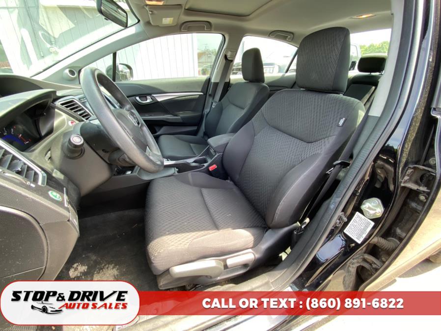 2015 Honda Civic Sedan 4dr CVT EX, available for sale in East Windsor, Connecticut | Stop & Drive Auto Sales. East Windsor, Connecticut 2015 Honda Civic Sedan 4dr CVT EX, available for sale in East Windsor, Connecticut | Stop & Drive Auto Sales. East Windsor, Connecticut