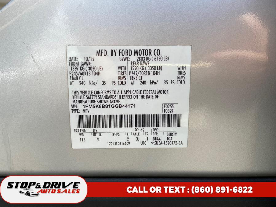2016 Ford Explorer 4WD 4dr Base, available for sale in East Windsor, Connecticut | Stop & Drive Auto Sales. East Windsor, Connecticut 2016 Ford Explorer 4WD 4dr Base, available for sale in East Windsor, Connecticut | Stop & Drive Auto Sales. East Windsor, Connecticut