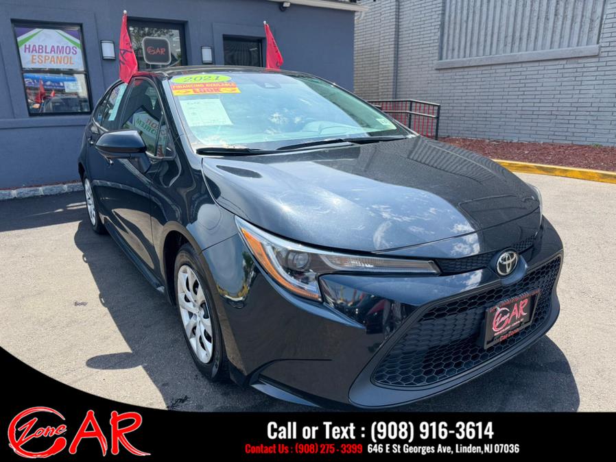 2021 Toyota Corolla LE CVT (Natl), available for sale in Linden, New Jersey | Car Zone. Linden, New Jersey 2021 Toyota Corolla LE CVT (Natl), available for sale in Linden, New Jersey | Car Zone. Linden, New Jersey