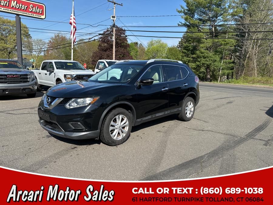 2015 Nissan Rogue AWD 4dr SV, available for sale in Tolland, Connecticut | Arcari Motor Sales. Tolland, Connecticut 2015 Nissan Rogue AWD 4dr SV, available for sale in Tolland, Connecticut | Arcari Motor Sales. Tolland, Connecticut