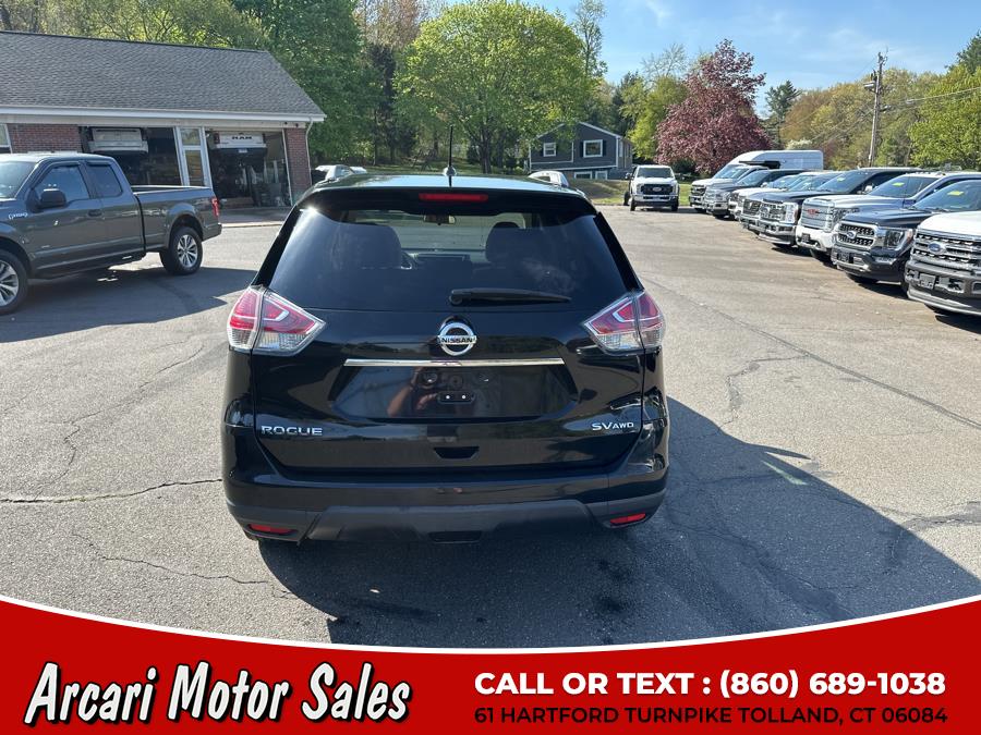 2015 Nissan Rogue AWD 4dr SV, available for sale in Tolland, Connecticut | Arcari Motor Sales. Tolland, Connecticut 2015 Nissan Rogue AWD 4dr SV, available for sale in Tolland, Connecticut | Arcari Motor Sales. Tolland, Connecticut