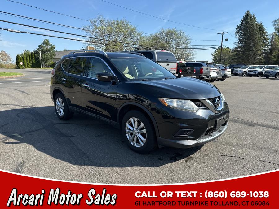 2015 Nissan Rogue AWD 4dr SV, available for sale in Tolland, Connecticut | Arcari Motor Sales. Tolland, Connecticut 2015 Nissan Rogue AWD 4dr SV, available for sale in Tolland, Connecticut | Arcari Motor Sales. Tolland, Connecticut