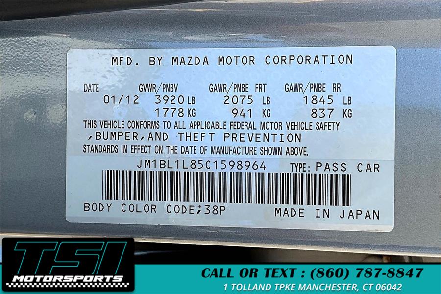 2012 Mazda Mazda3 5dr HB Man i Touring, available for sale in Manchester, Connecticut | TSI Motorsports. Manchester, Connecticut 2012 Mazda Mazda3 5dr HB Man i Touring, available for sale in Manchester, Connecticut | TSI Motorsports. Manchester, Connecticut