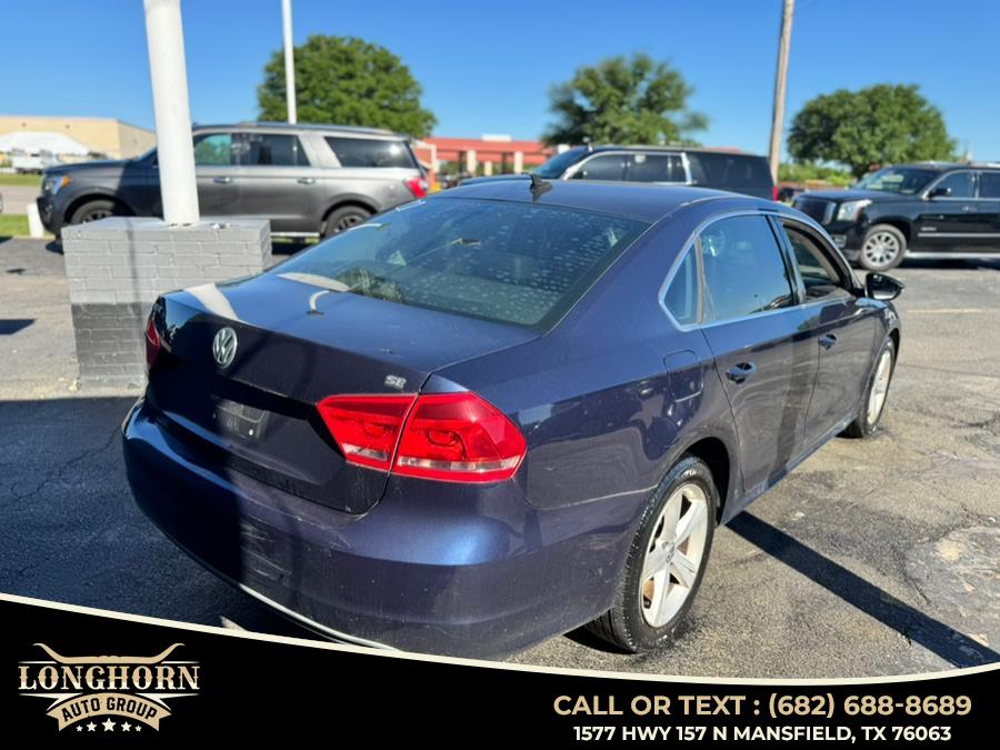 2012 Volkswagen Passat 4dr Sdn 2.5L Auto SE PZEV, available for sale in Mansfield, Texas | Longhorn Auto Group. Mansfield, Texas 2012 Volkswagen Passat 4dr Sdn 2.5L Auto SE PZEV, available for sale in Mansfield, Texas | Longhorn Auto Group. Mansfield, Texas