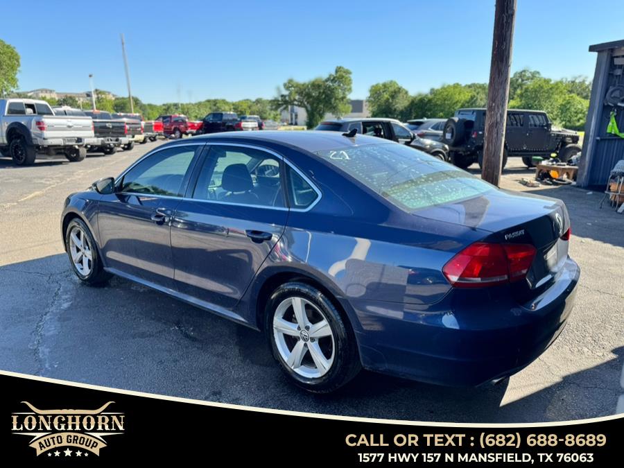 2012 Volkswagen Passat 4dr Sdn 2.5L Auto SE PZEV, available for sale in Mansfield, Texas | Longhorn Auto Group. Mansfield, Texas 2012 Volkswagen Passat 4dr Sdn 2.5L Auto SE PZEV, available for sale in Mansfield, Texas | Longhorn Auto Group. Mansfield, Texas