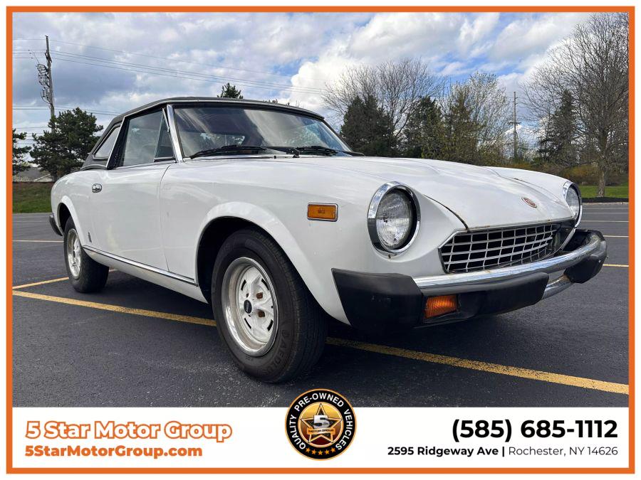 1973 Fiat Spider , available for sale in Rochester, New York | 5 Star Motor Group. Rochester, New York 1973 Fiat Spider , available for sale in Rochester, New York | 5 Star Motor Group. Rochester, New York