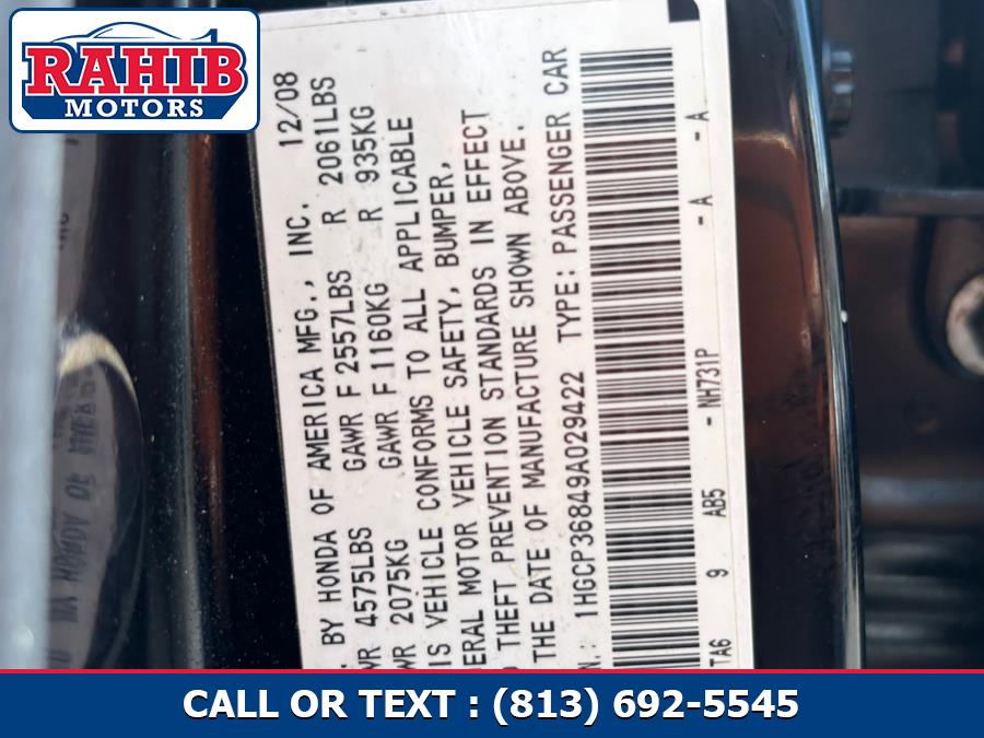 2009 Honda Accord Sdn 4dr V6 Auto EX-L, available for sale in Orlando, Florida | RAHIB INC. Orlando, Florida 2009 Honda Accord Sdn 4dr V6 Auto EX-L, available for sale in Orlando, Florida | RAHIB INC. Orlando, Florida