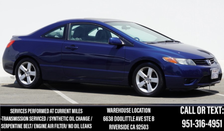 2008 Honda Civic Cpe EX 2dr Auto (SUNROOF), available for sale in Riverside, California | Big Timin Motors LLC. Riverside, California 2008 Honda Civic Cpe EX 2dr Auto (SUNROOF), available for sale in Riverside, California | Big Timin Motors LLC. Riverside, California