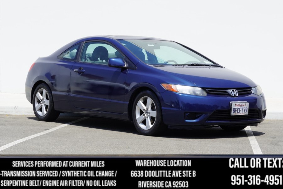 2008 Honda Civic Cpe EX 2dr Auto (SUNROOF), available for sale in Riverside, California | Big Timin Motors LLC. Riverside, California 2008 Honda Civic Cpe EX 2dr Auto (SUNROOF), available for sale in Riverside, California | Big Timin Motors LLC. Riverside, California