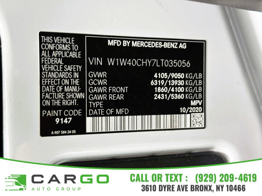 2020 Mercedes-Benz Sprinter Cargo Van 2500 High Roof I4 Gas 170" RWD, available for sale in Bronx, New York | Cargo Auto Group LLC. Bronx, New York 2020 Mercedes-Benz Sprinter Cargo Van 2500 High Roof I4 Gas 170" RWD, available for sale in Bronx, New York | Cargo Auto Group LLC. Bronx, New York