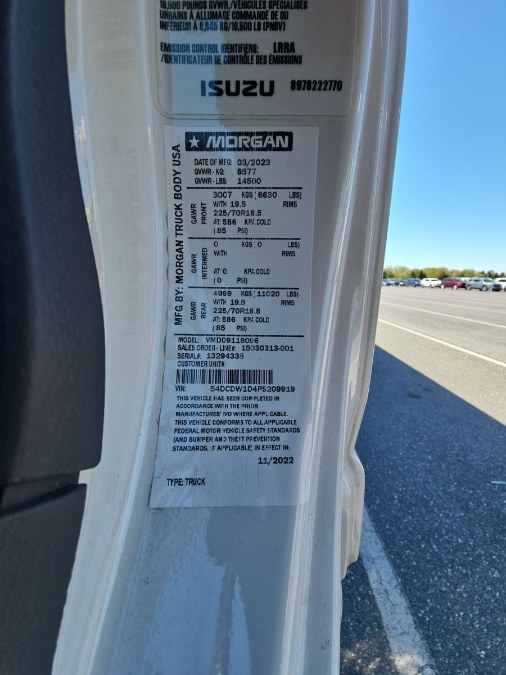 2023 ISUZU NPR BOX TRUCK CHEVROLET 4500 2WD Reg Cab 176", available for sale in South Amboy, New Jersey | NJ Truck Spot. South Amboy, New Jersey 2023 ISUZU NPR BOX TRUCK CHEVROLET 4500 2WD Reg Cab 176", available for sale in South Amboy, New Jersey | NJ Truck Spot. South Amboy, New Jersey