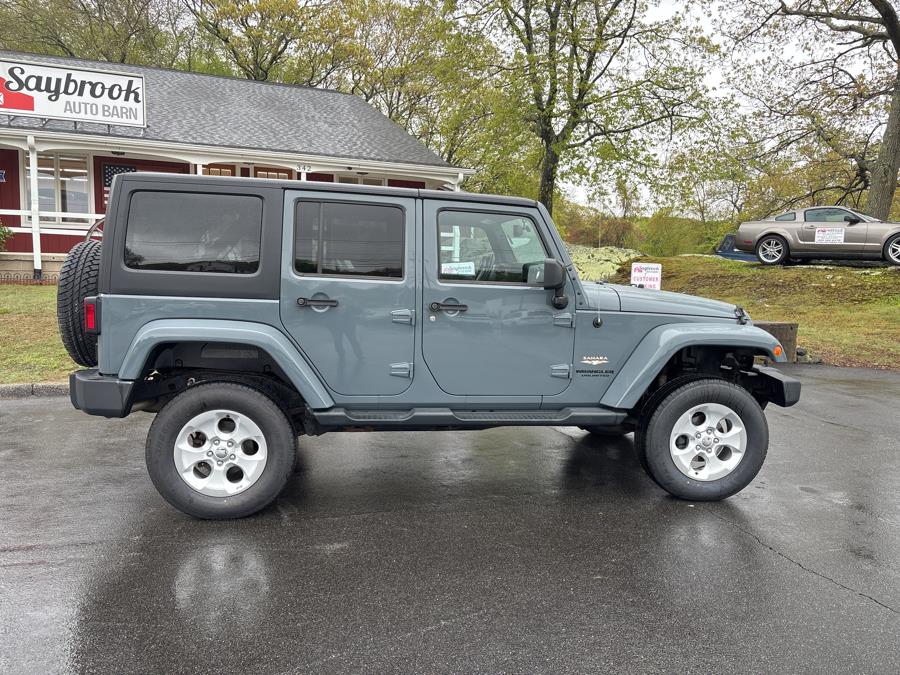 2015 Jeep Wrangler Unlimited 4WD 4dr Sahara, available for sale in Old Saybrook, Connecticut | Saybrook Auto Barn. Old Saybrook, Connecticut 2015 Jeep Wrangler Unlimited 4WD 4dr Sahara, available for sale in Old Saybrook, Connecticut | Saybrook Auto Barn. Old Saybrook, Connecticut